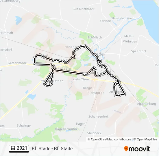 Автобус 2021: карта маршрута