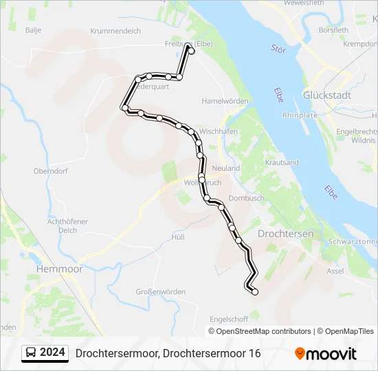 Автобус 2024: карта маршрута