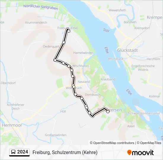 Автобус 2024: карта маршрута