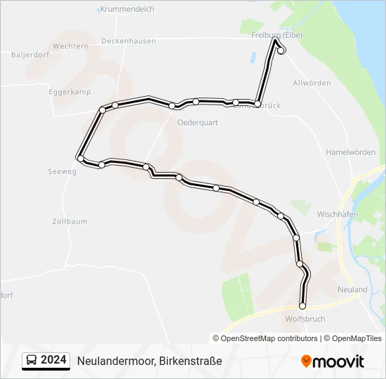 Автобус 2024: карта маршрута