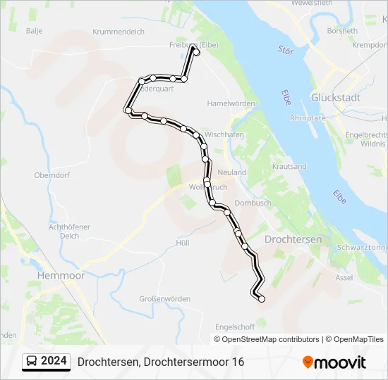 Автобус 2024: карта маршрута