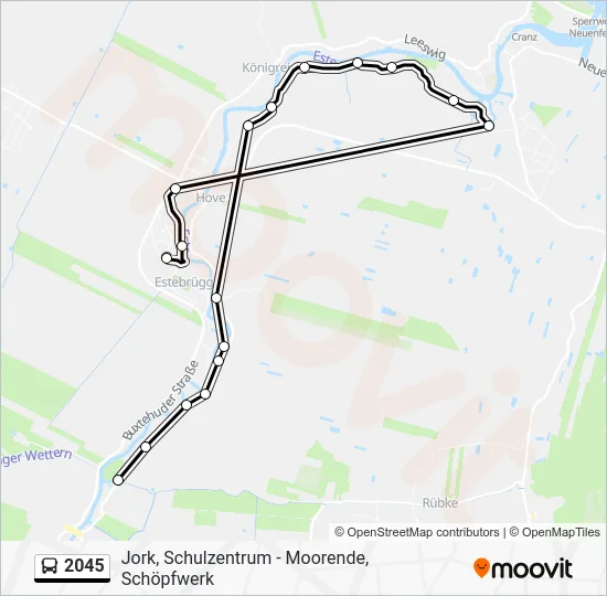 Автобус 2045: карта маршрута
