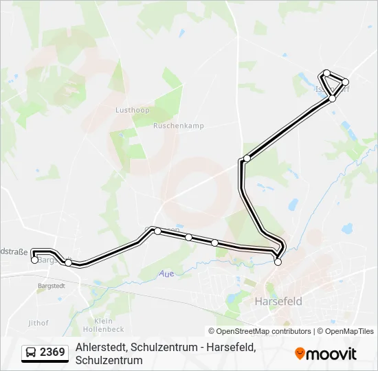 Автобус 2369: карта маршрута