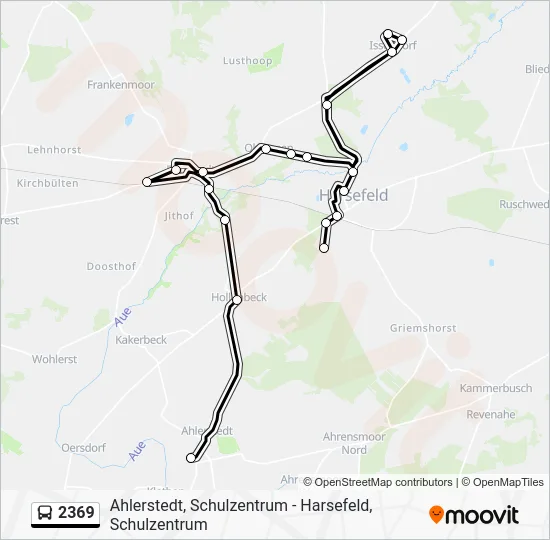 Автобус 2369: карта маршрута