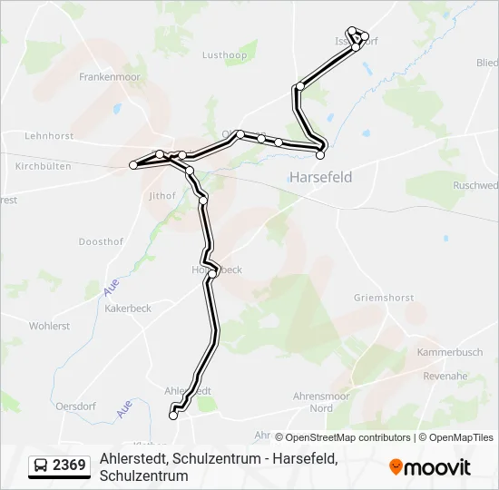 Автобус 2369: карта маршрута