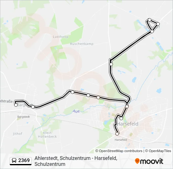 Автобус 2369: карта маршрута