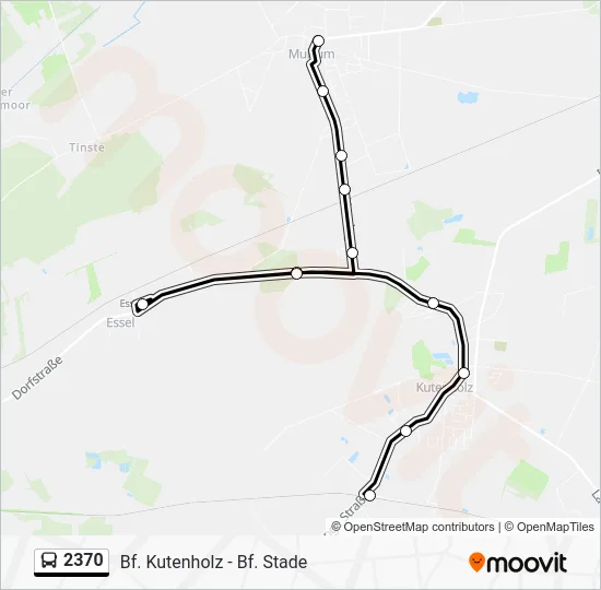 Автобус 2370: карта маршрута