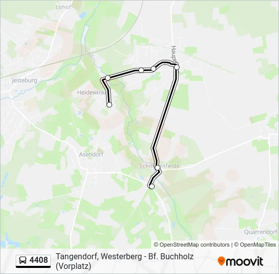 Автобус 4408: карта маршрута