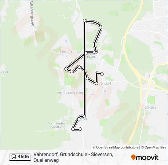 Автобус 4606: карта маршрута