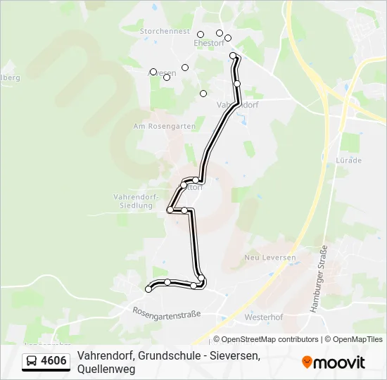 Автобус 4606: карта маршрута