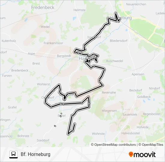 Автобус 2860-AST: карта маршрута