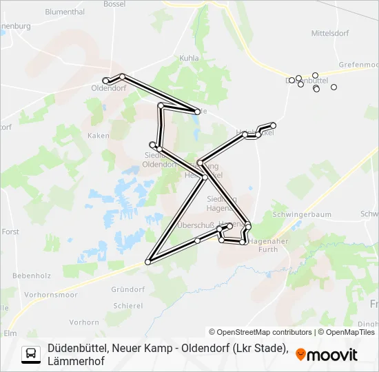 Автобус 2891-AST: карта маршрута