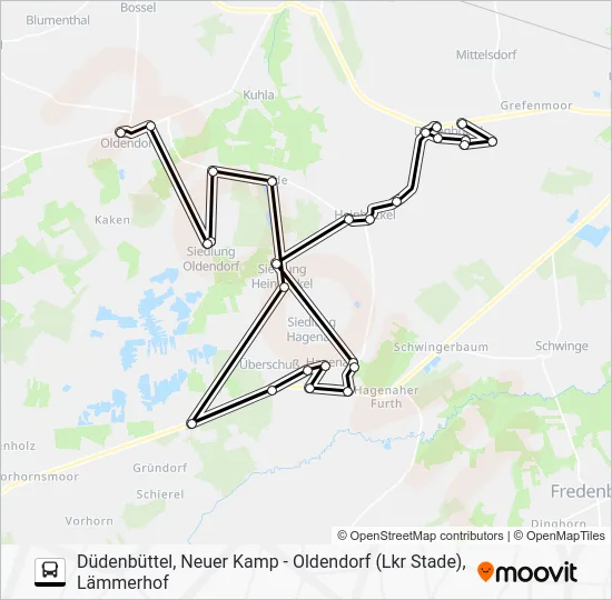 Автобус 2891-AST: карта маршрута