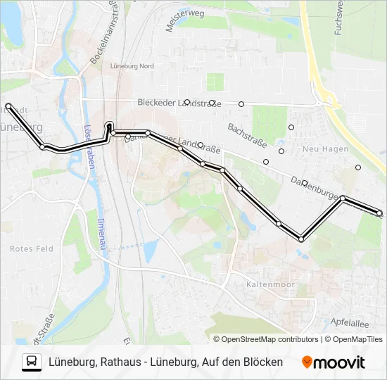 Автобус 5803-ASM: карта маршрута