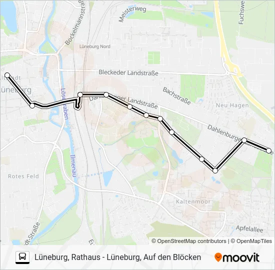 Автобус 5803-ASM: карта маршрута