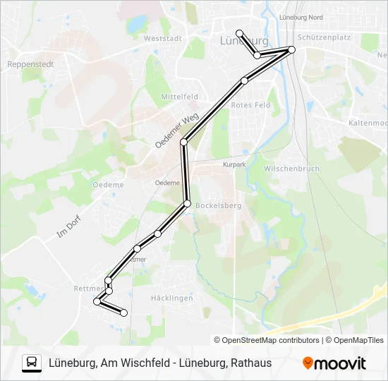 Автобус 5806-ASM: карта маршрута