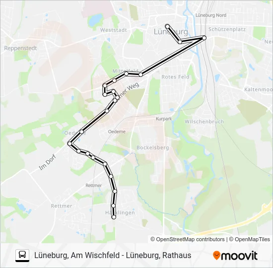 Автобус 5806-ASM: карта маршрута