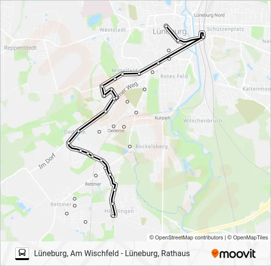 Автобус 5806-ASM: карта маршрута