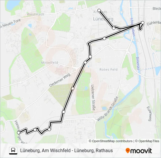Автобус 5806-ASM: карта маршрута