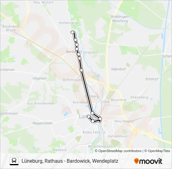 Автобус 5809-ASM: карта маршрута