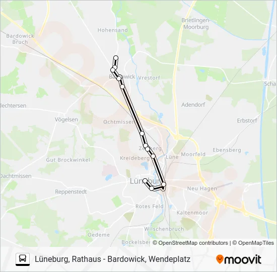 Автобус 5809-ASM: карта маршрута