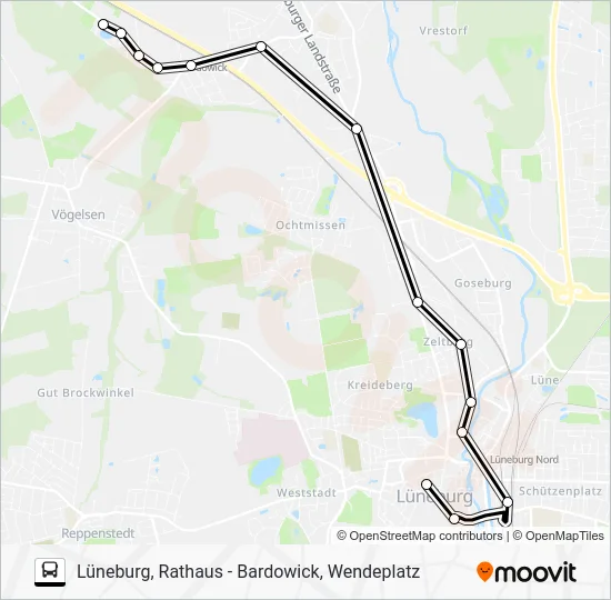 Автобус 5809-ASM: карта маршрута