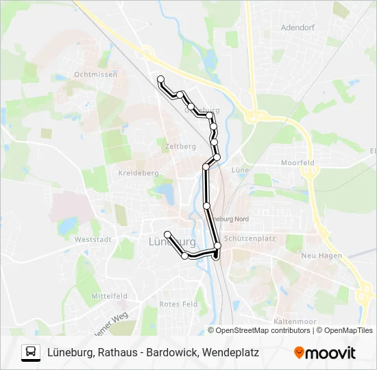 Автобус 5809-ASM: карта маршрута