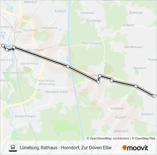 Автобус 5813-ASM: карта маршрута