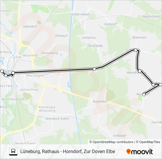 Автобус 5813-ASM: карта маршрута