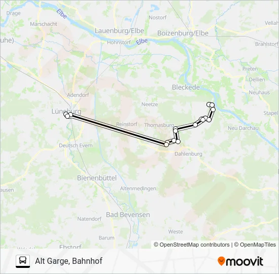 Автобус 5824-ASM: карта маршрута