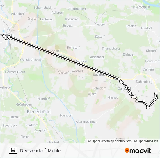 Автобус 5824-ASM: карта маршрута