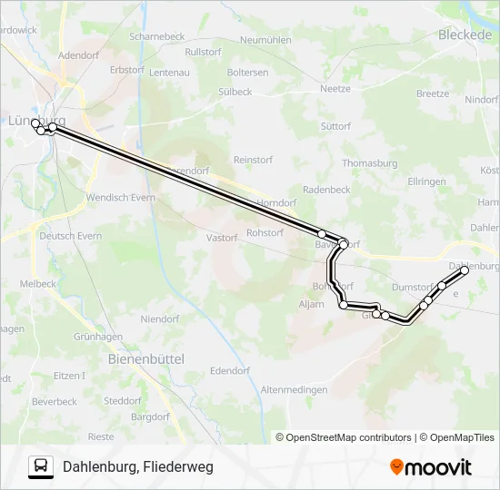 Автобус 5824-ASM: карта маршрута