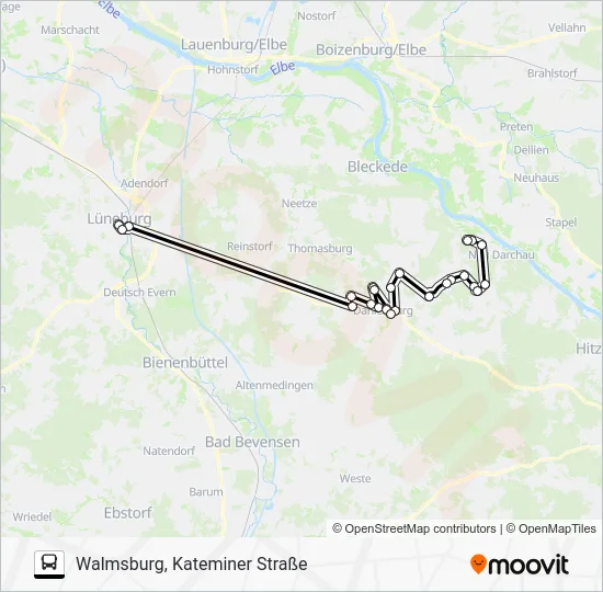 Автобус 5824-ASM: карта маршрута