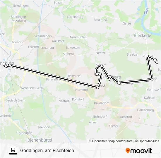 Автобус 5824-ASM: карта маршрута