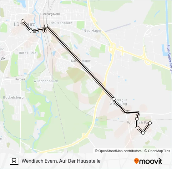 Автобус 5824-ASM: карта маршрута
