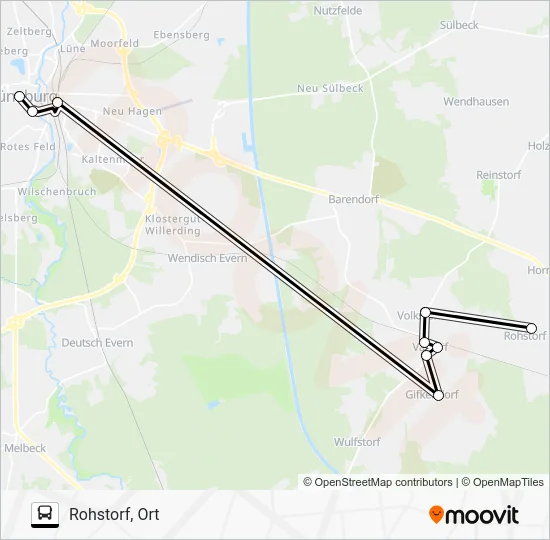 Автобус 5824-ASM: карта маршрута