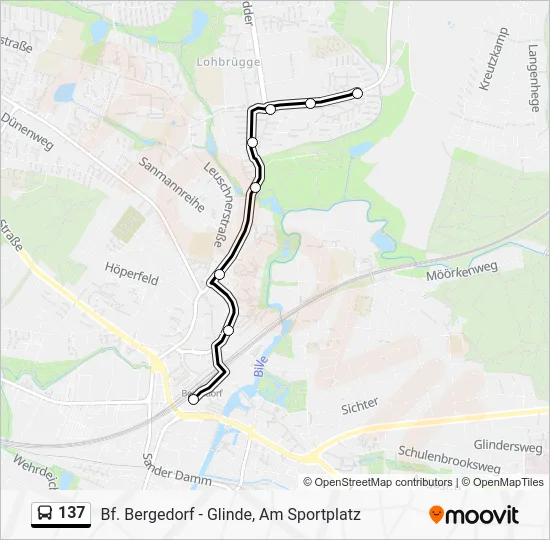 Автобус 137: карта маршрута