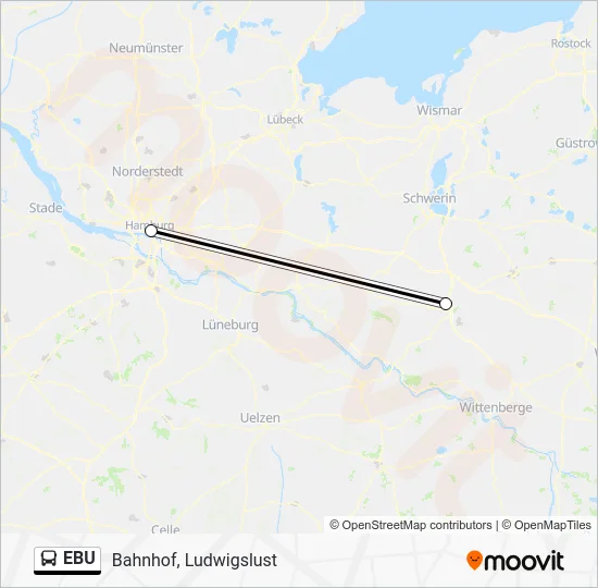Автобус EBU: карта маршрута