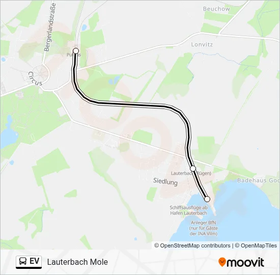 EV  Line Map