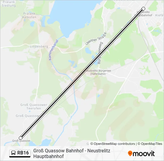 RB16  Line Map
