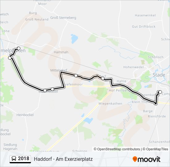 2018 bus Line Map