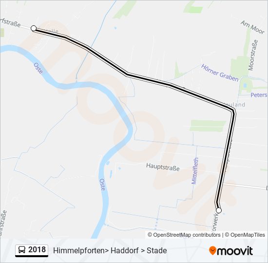 2018 bus Line Map