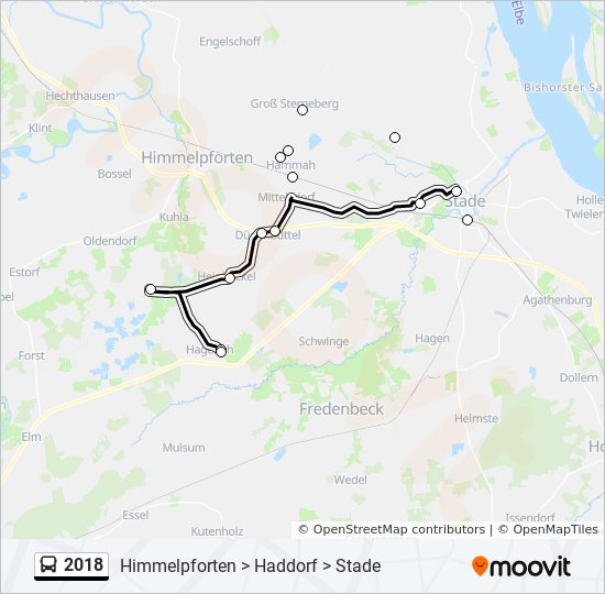 2018 bus Line Map