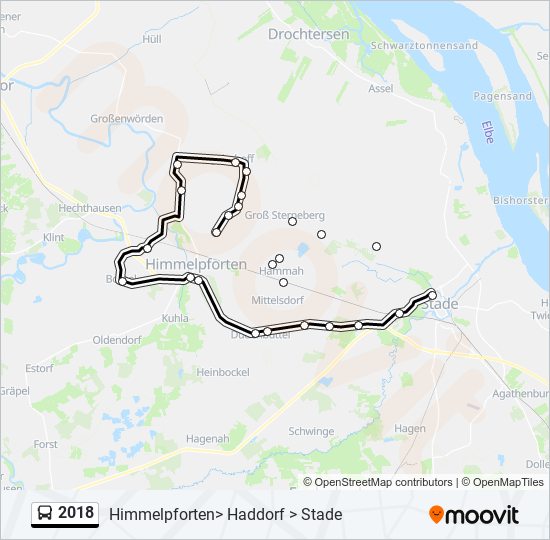 2018 bus Line Map