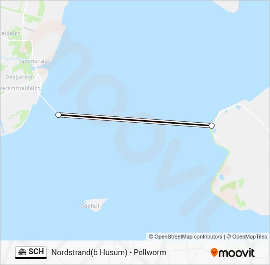 SCH Ferry Line Map