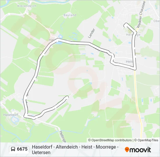  6675: карта маршрута