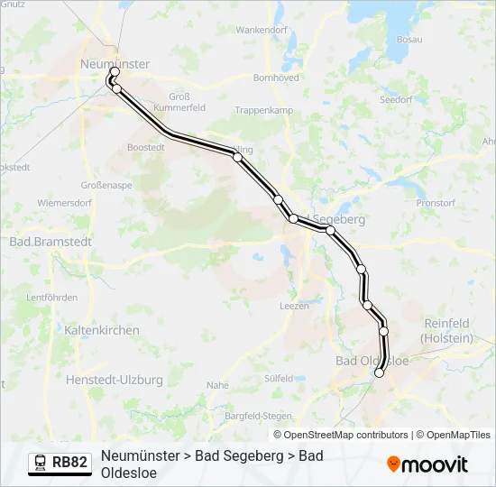 RB82 Train Line Map