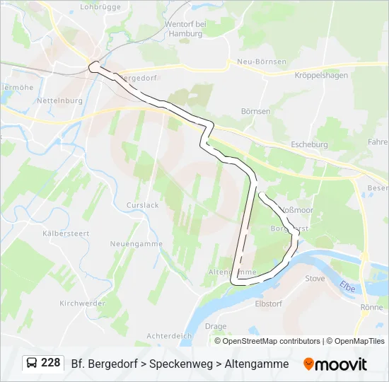 228 Bus Line Map