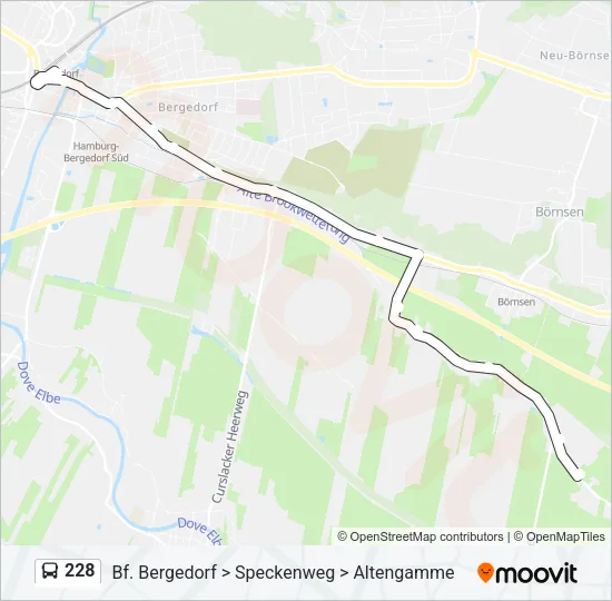 228 Bus Line Map