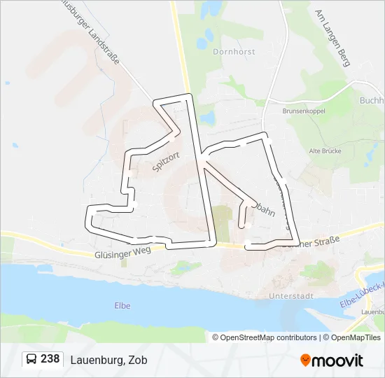 238 Bus Line Map